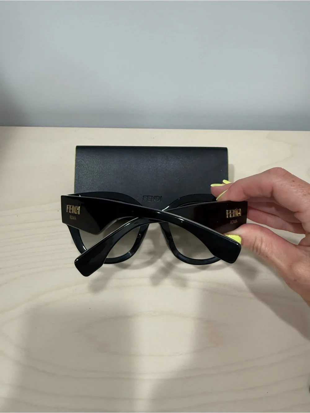 Fendi Black FF-0452/F/S Cat-Eye Sunglasses